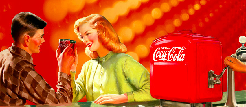 Coca-Cola vintage ad 1980