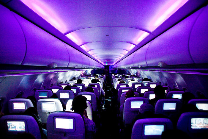 Virgin America in-flight entertainment