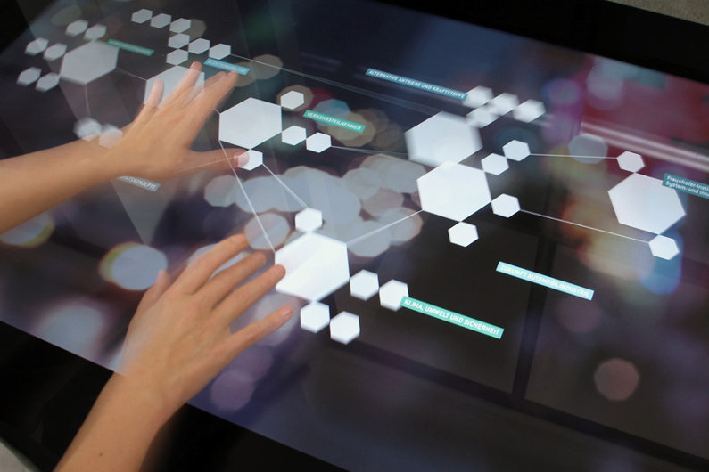Multitouch table
