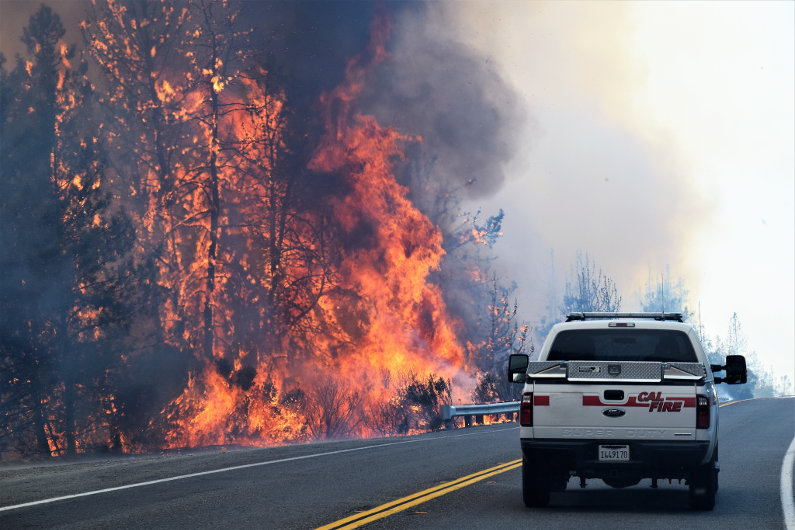 Carr Fire - California Wildfire in 2018